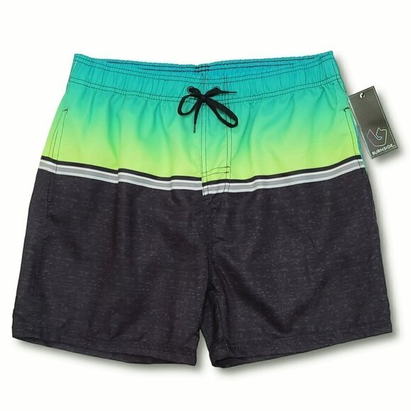 NWT BURNSIDE APPAREL Volley 17" Swim Trunks - Picture 4 of 4